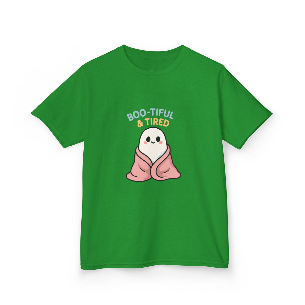 Boo-Tiful & Tired Kids T-Shirt, Halloween Style