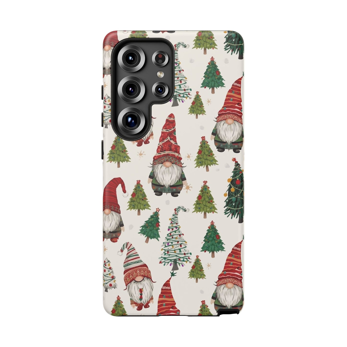 Christmas Gnome Phone Case, Dual Layer Phone Case for Iphone 17, 16, 15, 14, 13, 12, 11 & Samsung