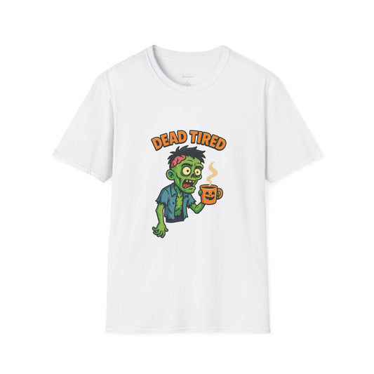 Dead Tired Zombie T-Shirt, Gifts for Halloween