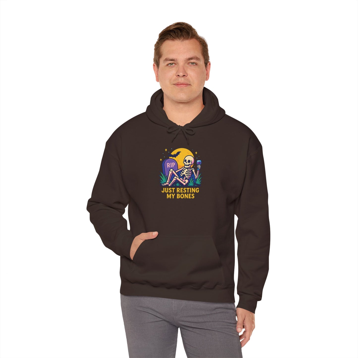 Halloween Skeleton Hoodie, Cozy Unisex Sweatshirt
