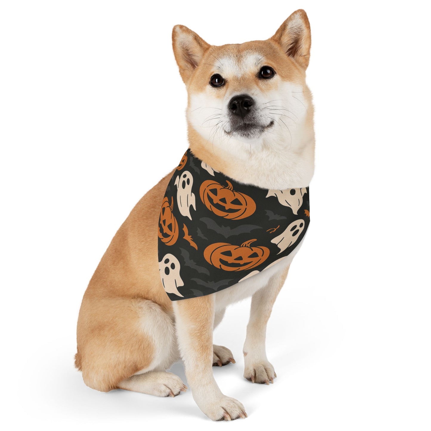 Halloween Pet Bandana Collar, Cute Dog Accessory For Spooky Season
