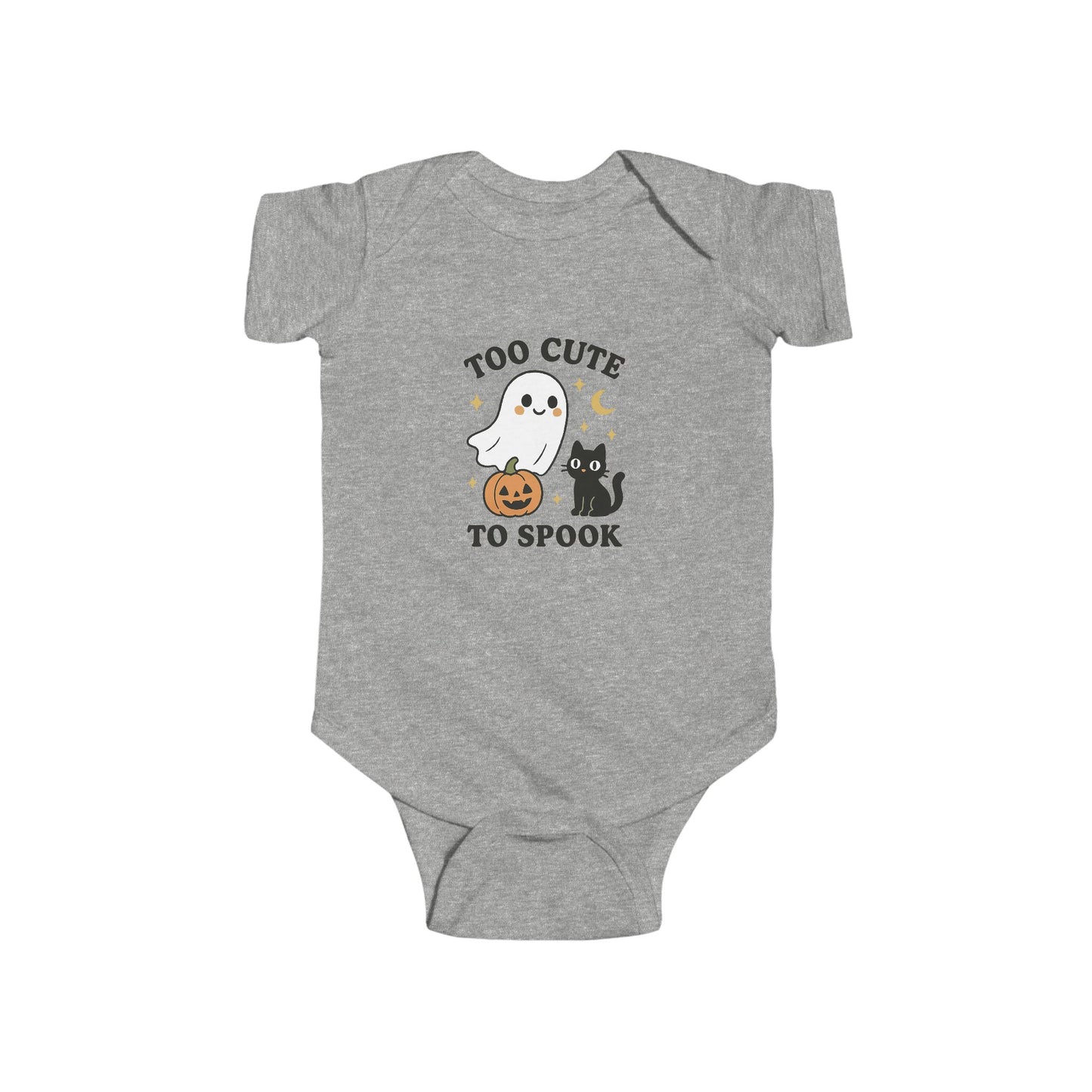 Halloween Infant Bodysuit - Too Cute to Spook, Baby Costume
