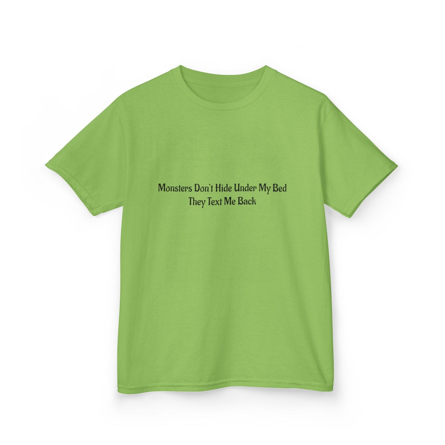 Funny Kids Monster Tee, Kids Heavy Cotton Shirt, Halloween T-Shirt