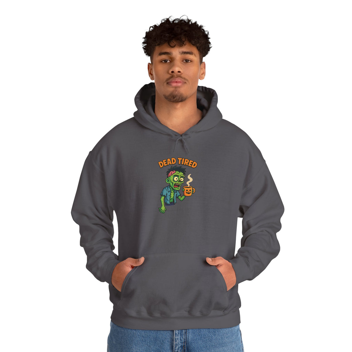 Zombie Themed Unisex Hoodie, Cozy Halloween Sweatshirt, Spooky Season Apparel