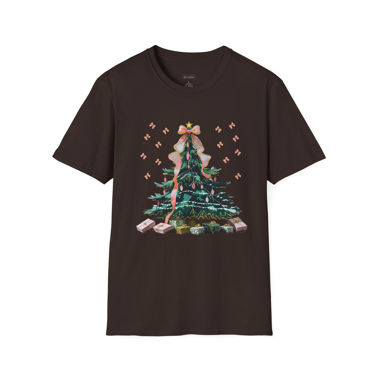 Christmas Tree Unisex Softstyle T-Shirt | Holiday Outfit, Festive Apparel