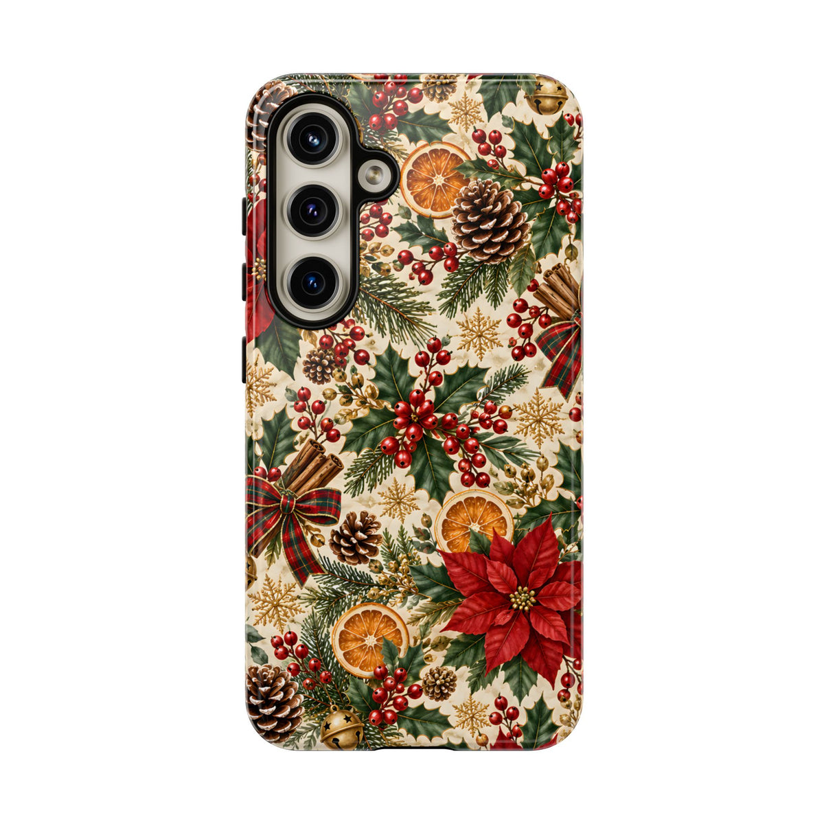 Christmas Floral Tough Phone Case
