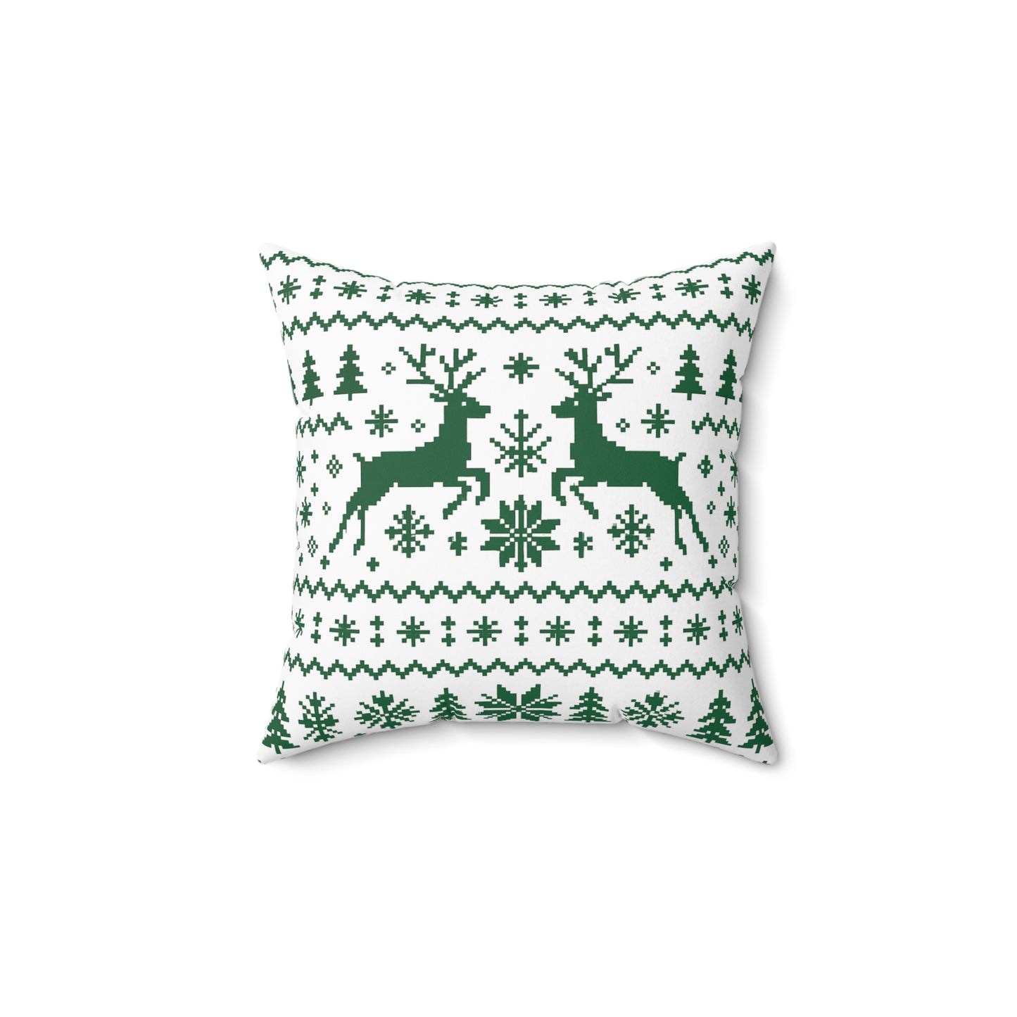 Christmas Reindeer Pillow, Cozy Holiday Decor, Winter Home Accent, Festive Gift Idea