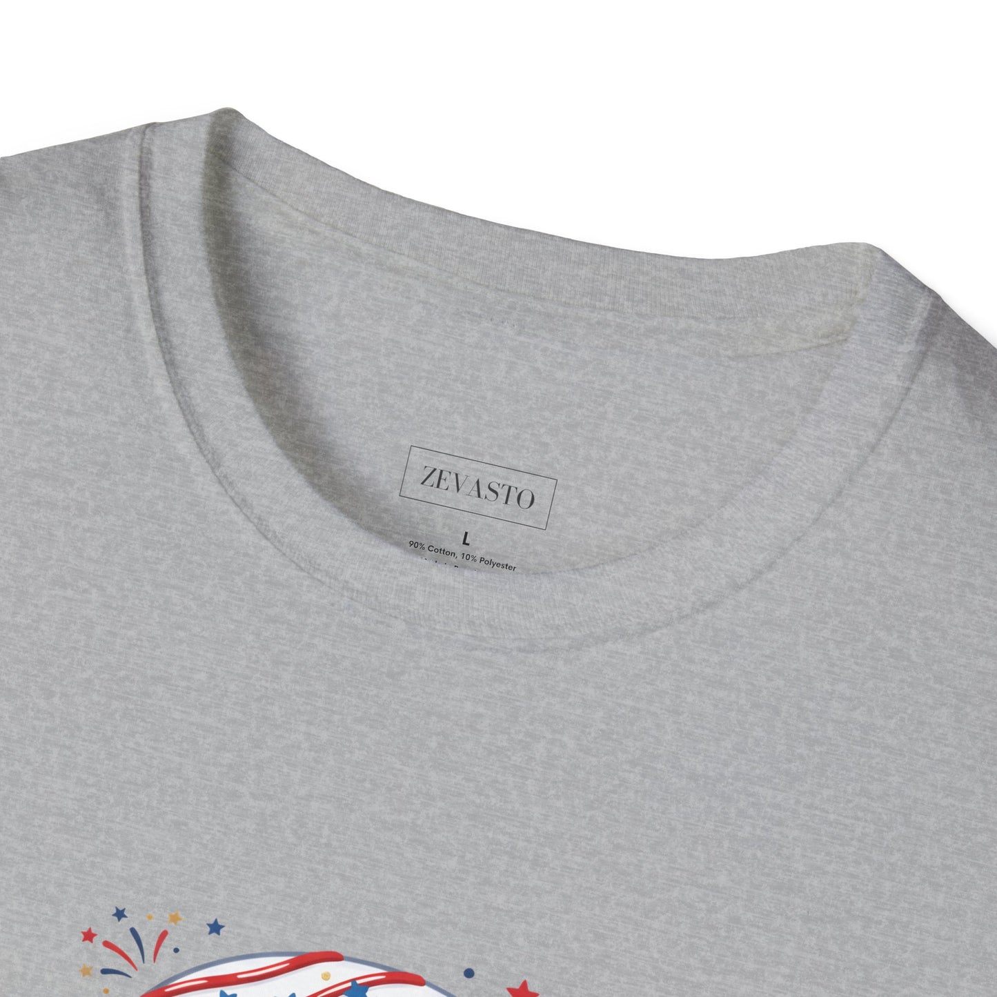 Donut Mess With Freedom T-Shirt — Patriotic Donut Stack 4th of July Tee