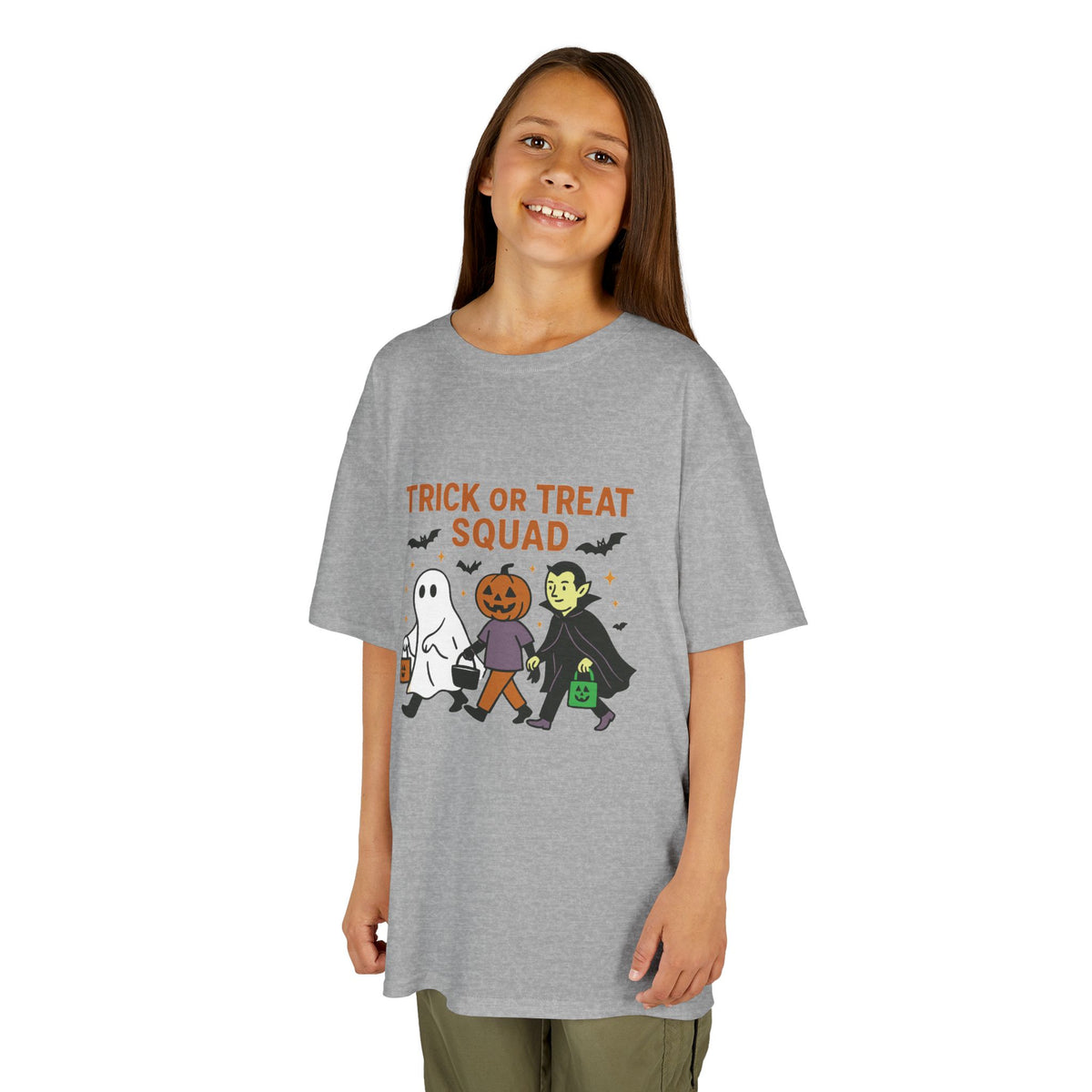 Kids Halloween Tee | Trick or Treat Squad Shirt, Halloween Shirt