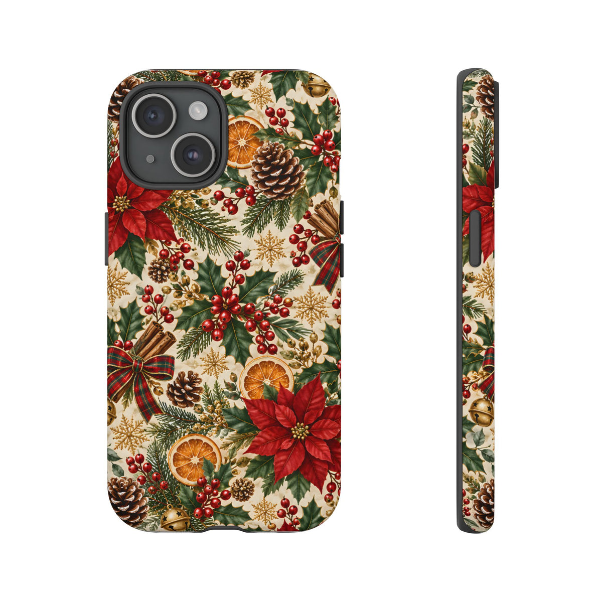 Christmas Floral Tough Phone Case