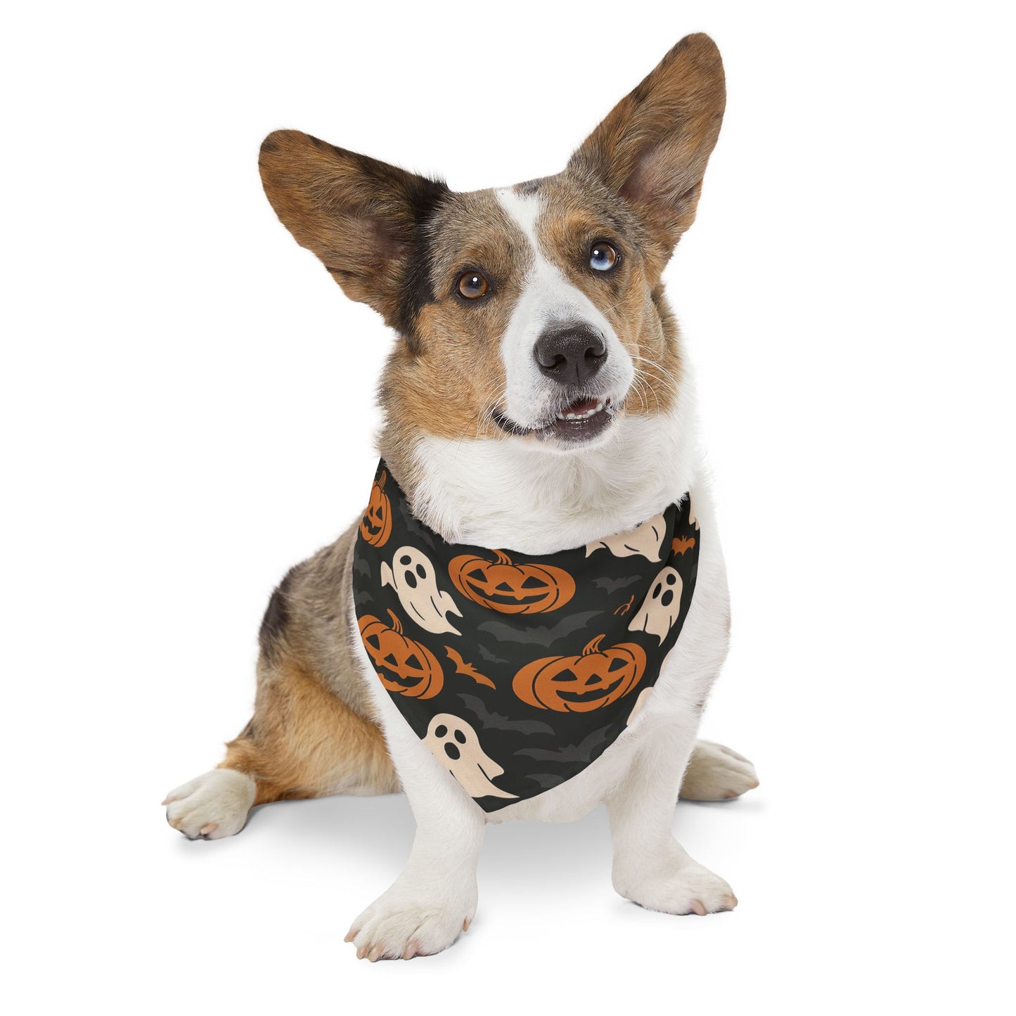 Halloween Pet Bandana Collar, Cute Dog Accessory For Spooky Season