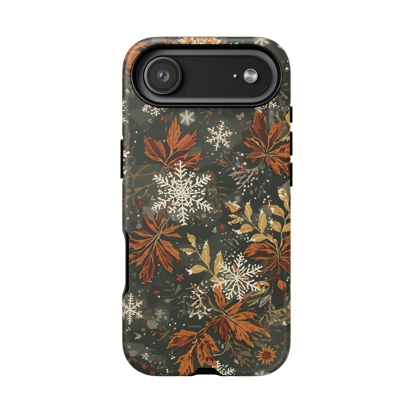 Christmas Phone Case, Autumn Floral Phone Case for Iphone 17, 16, 15, 14, 13, 12, 11 & Samsung