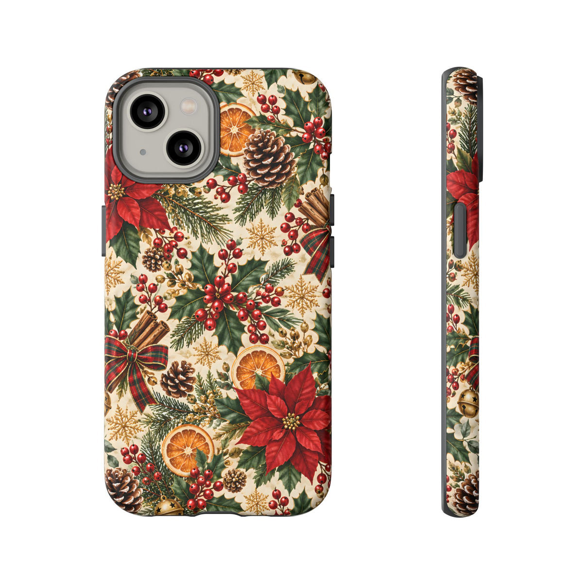 Christmas Floral Tough Phone Case