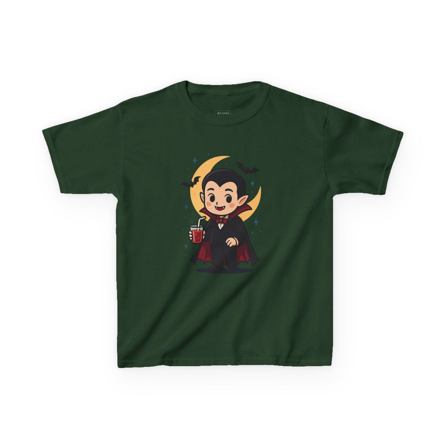 Kids Halloween T-Shirt, Cute Vampire Shirt, Halloween Costume Tee, Trick or Treat Shirt, Spooky Season Apparel
