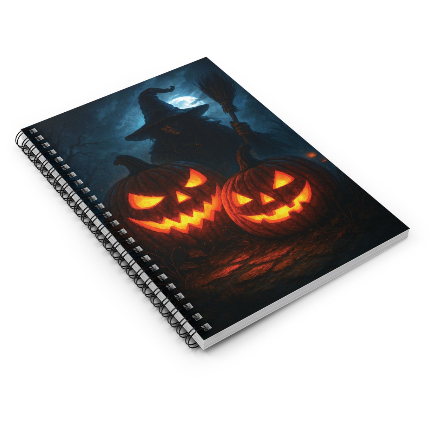 Haunting Halloween Spiral Notebook - Perfect for Spooky Season, Halloween Decor