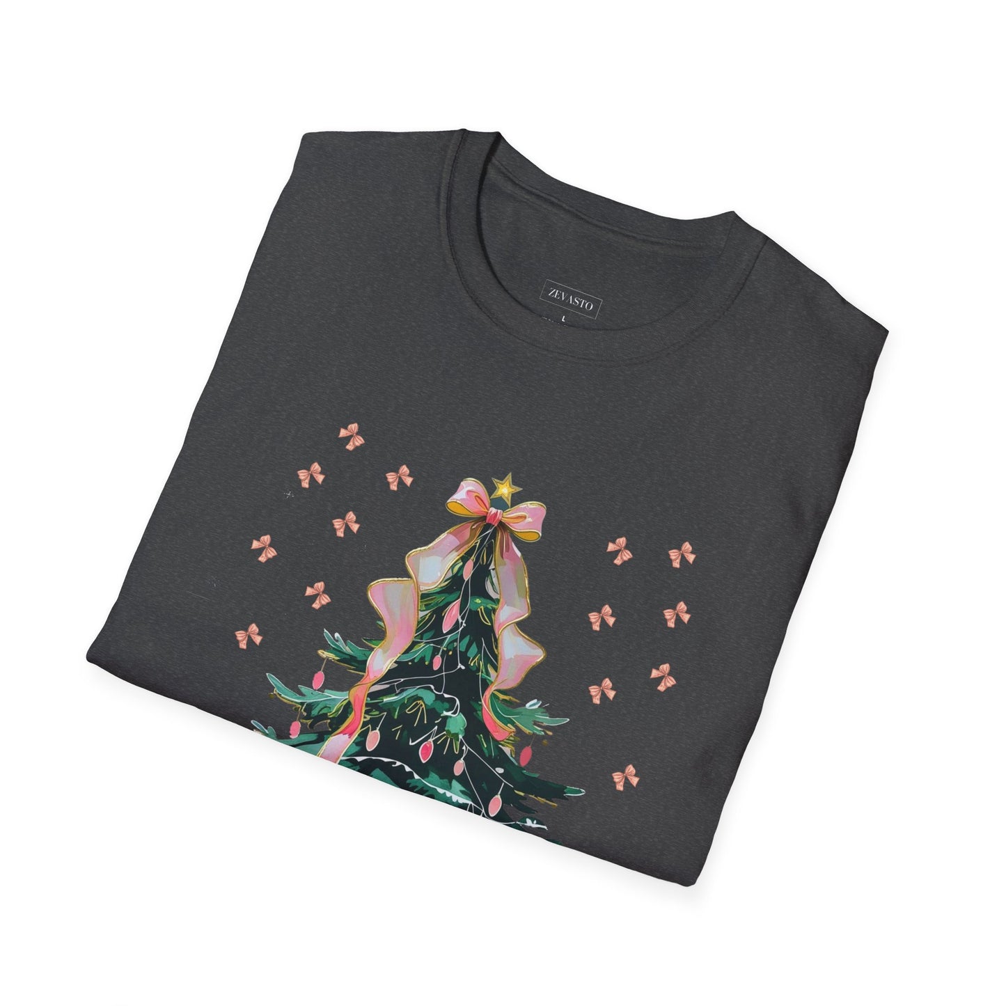 Christmas Tree Unisex Softstyle T-Shirt | Holiday Outfit, Festive Apparel