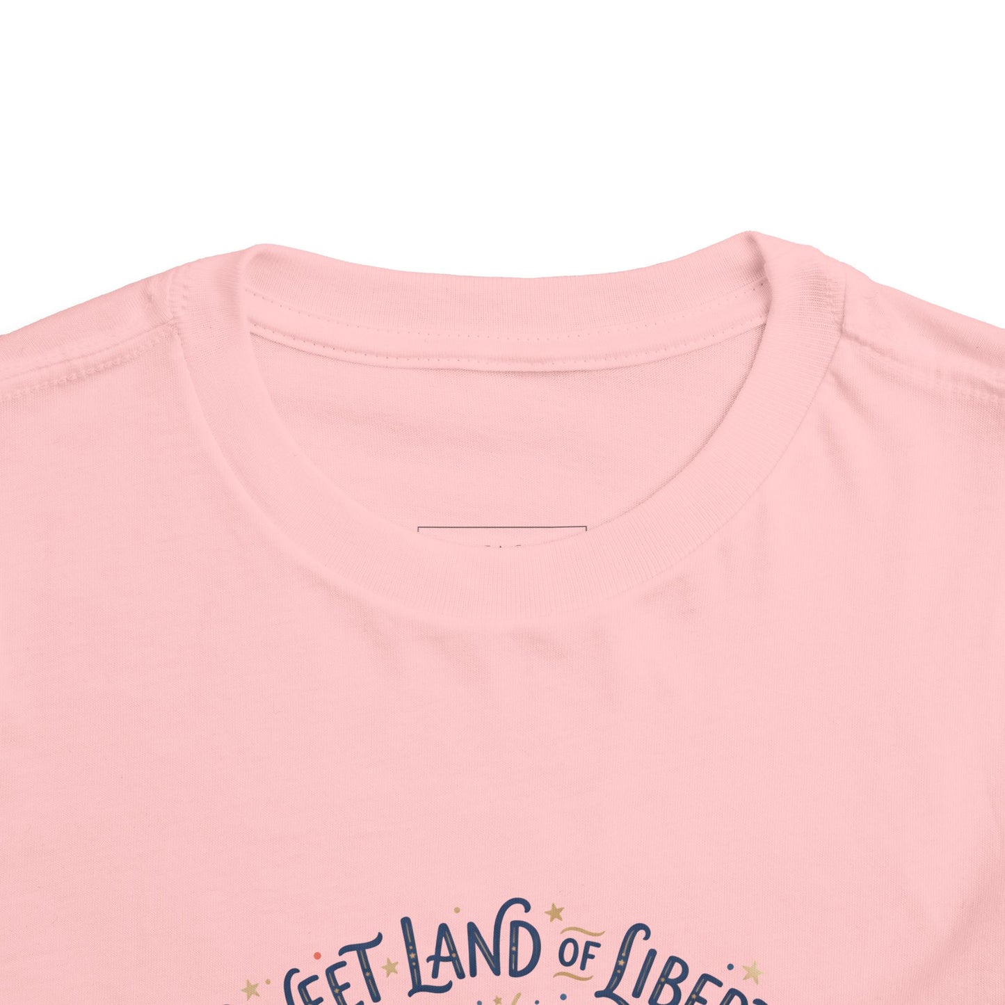 Toddler Tee — "Sweet Land of Liberty" 1776–2026 Patriotic Shirt for Kids, 4th of July Tee