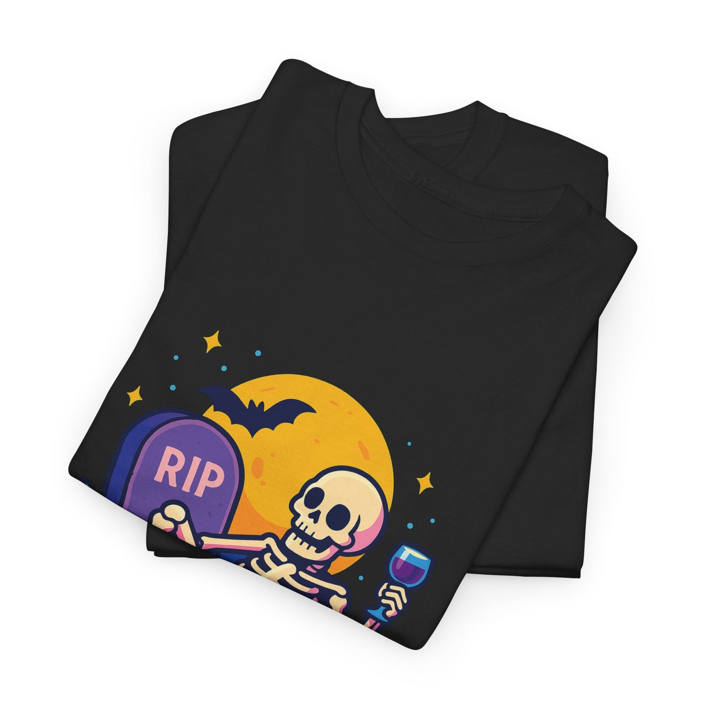 Skeleton Tee - Just Resting My Bones, Unisex Halloween Shirt
