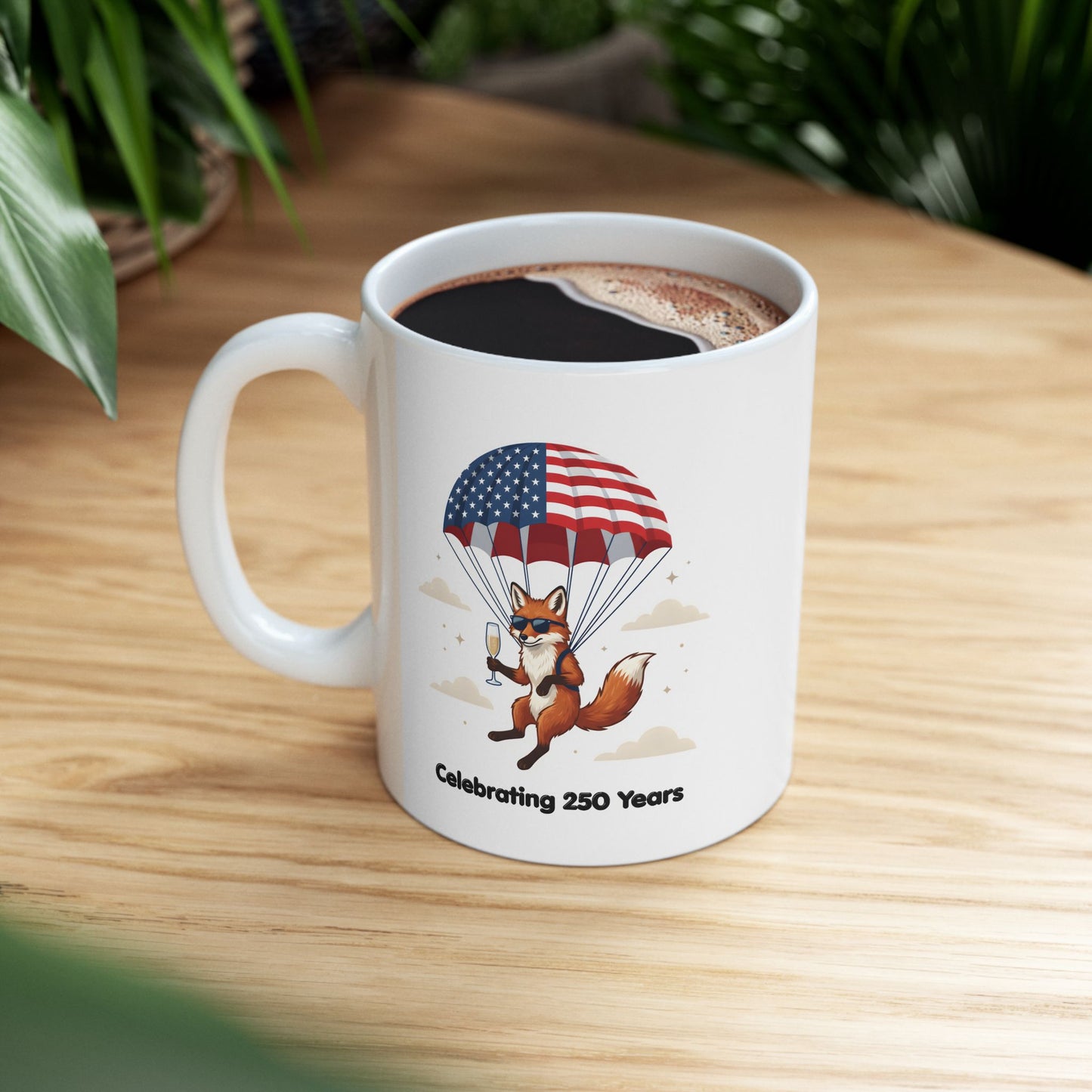 Patriotic Fox Coffee Mug