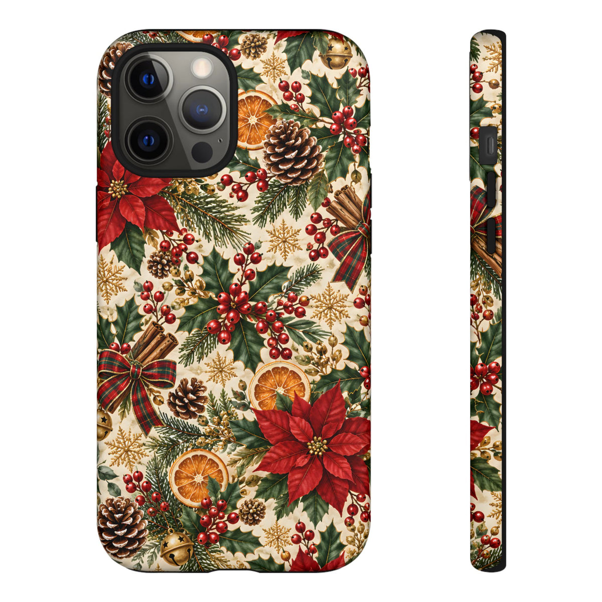 Christmas Floral Tough Phone Case