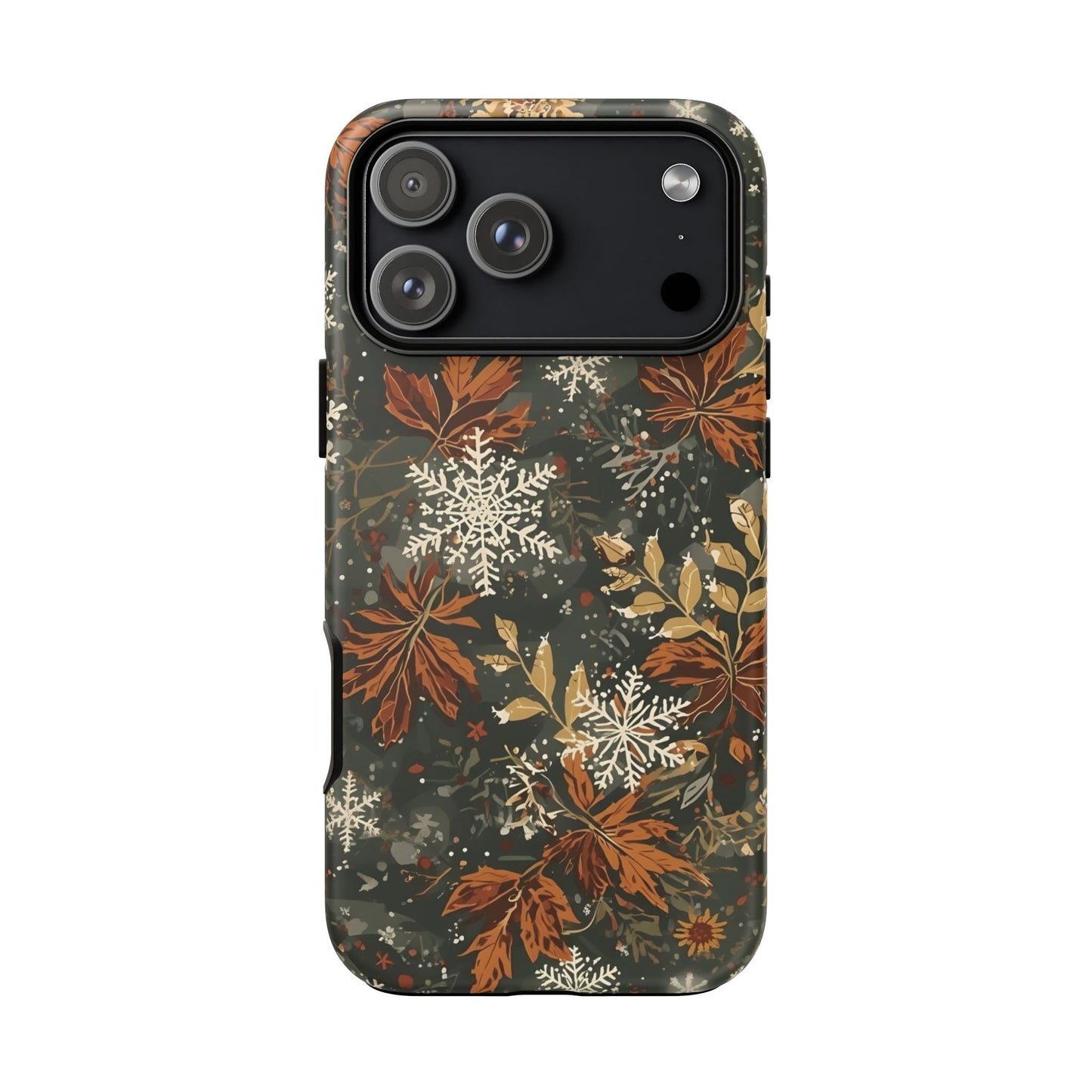 Christmas Phone Case, Autumn Floral Phone Case for Iphone 17, 16, 15, 14, 13, 12, 11 & Samsung