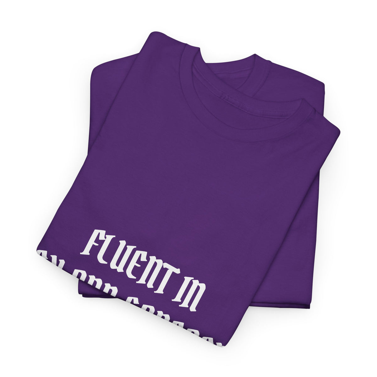 Fluent in Hex and Sarcasm Unisex Heavy Cotton Tee, Perfect for Geeky Humor Lovers, Halloween Apparel