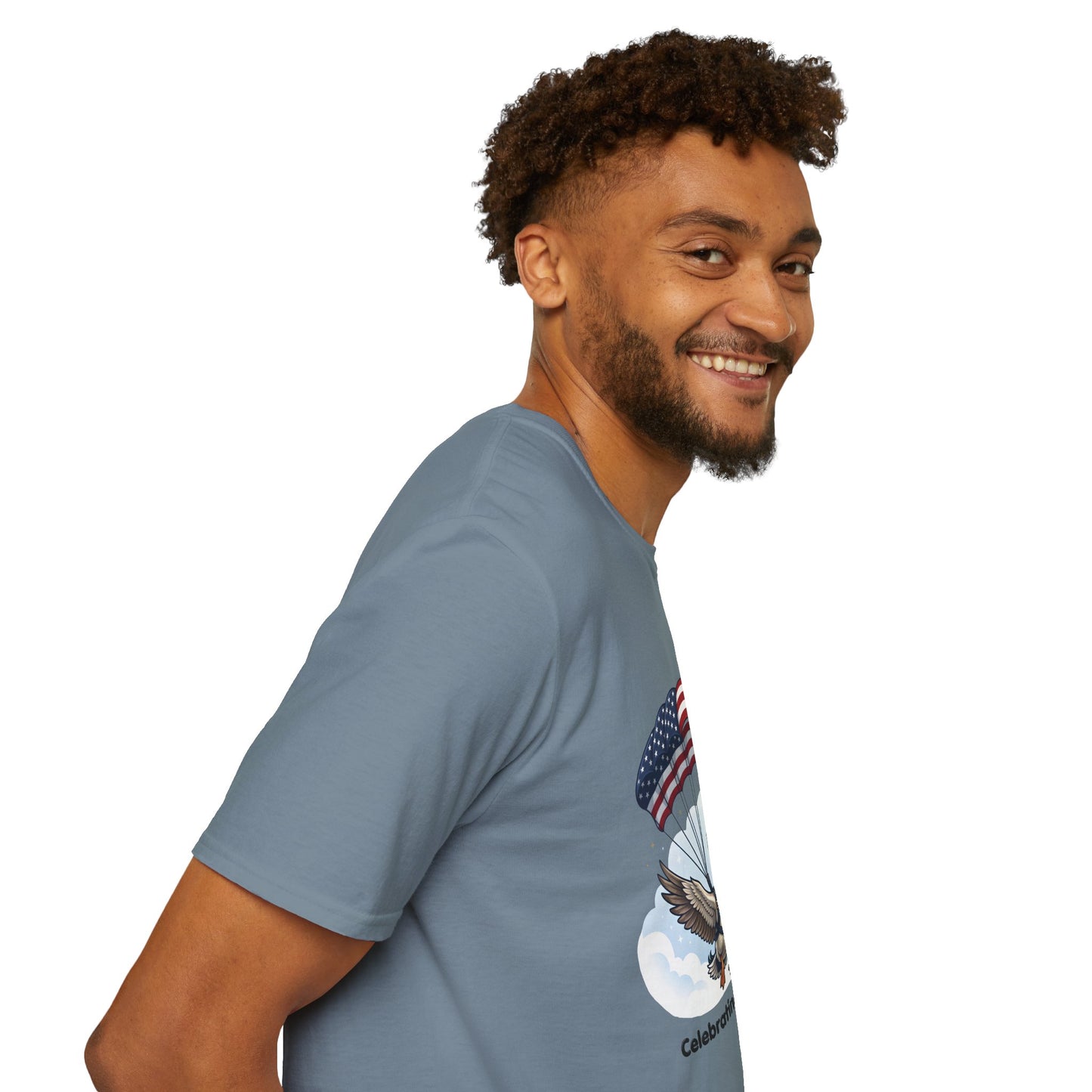 Duck Parachute T-Shirt – Celebrating 250 Years Patriotic Graphic Tee