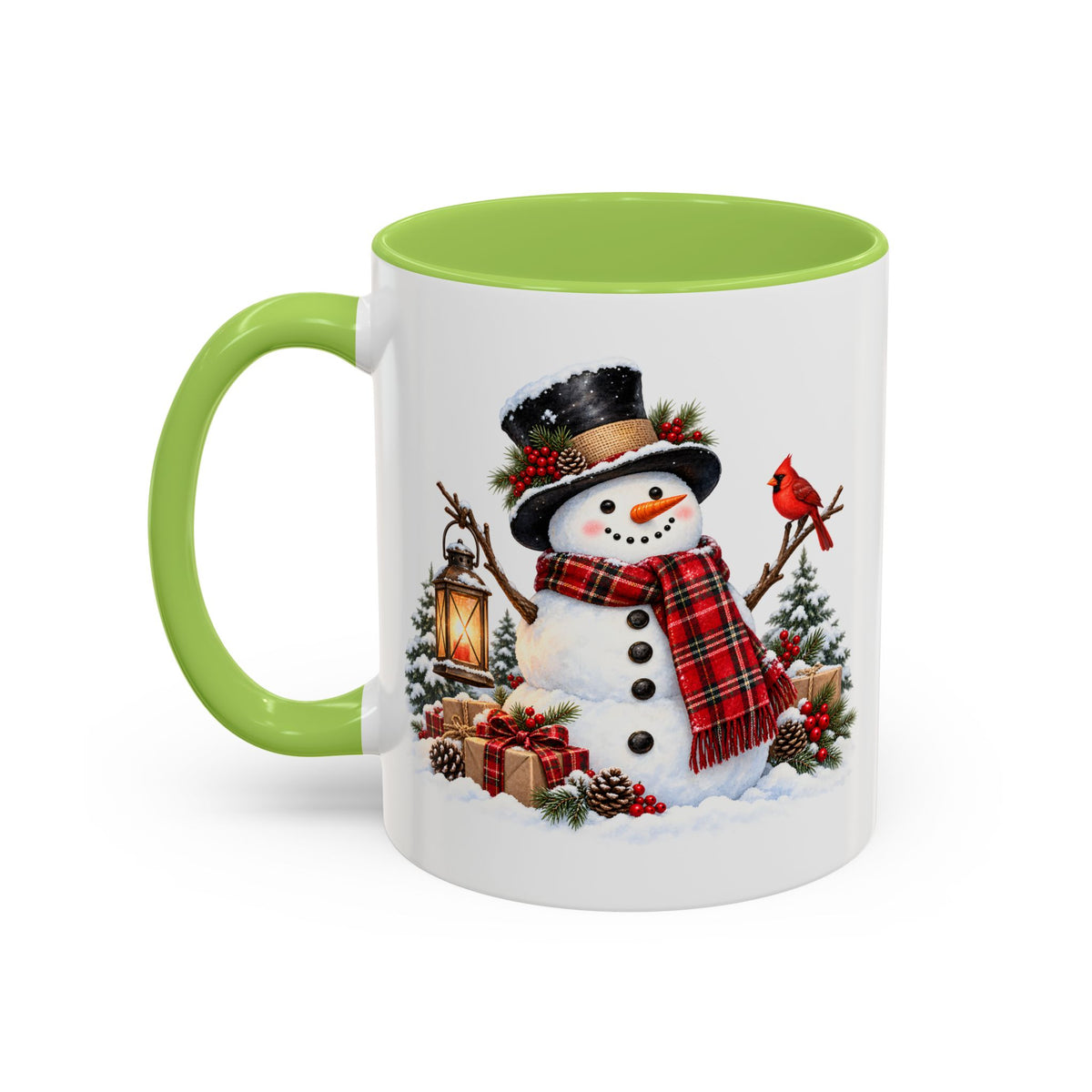 Snowman Christmas Coffee Mug – Festive Holiday Accent Mug (11 oz)