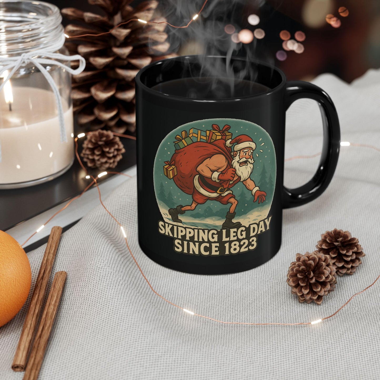 Festive Santa Mug - Perfect for Coffee Lovers, Holiday Gift, Winter Decor, Unique Christmas Present