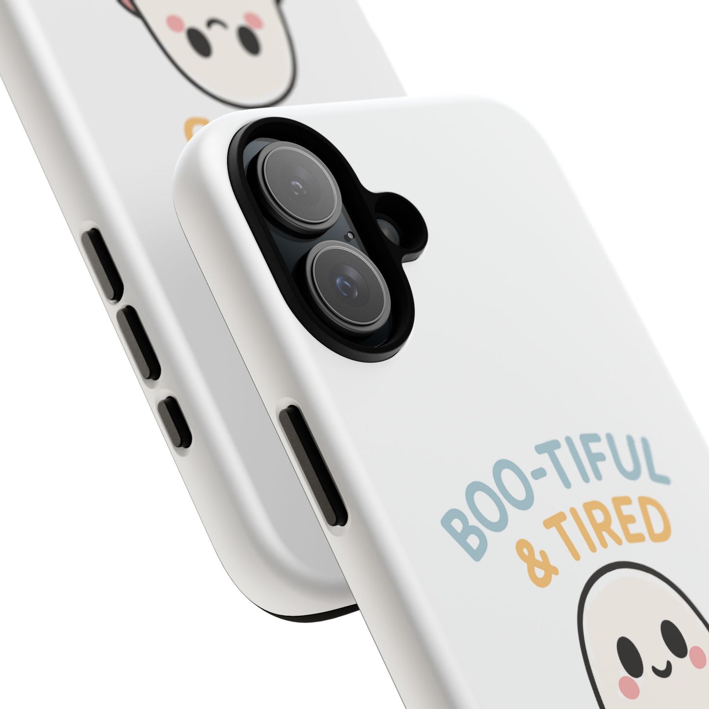 Boo-tiful & Tired Phone Case, Halloween-Themed Design