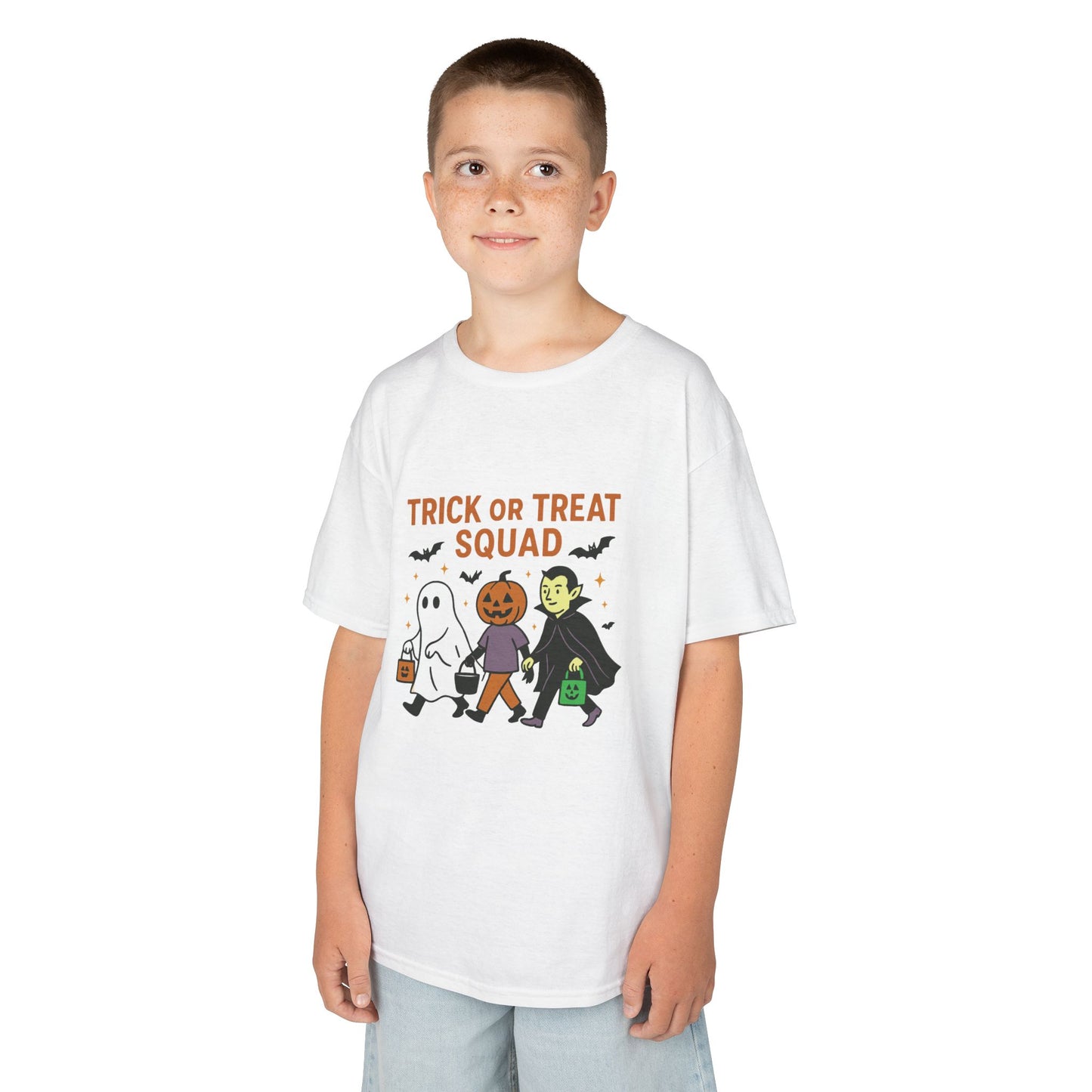 Kids Halloween Tee | Trick or Treat Squad Shirt, Halloween Shirt