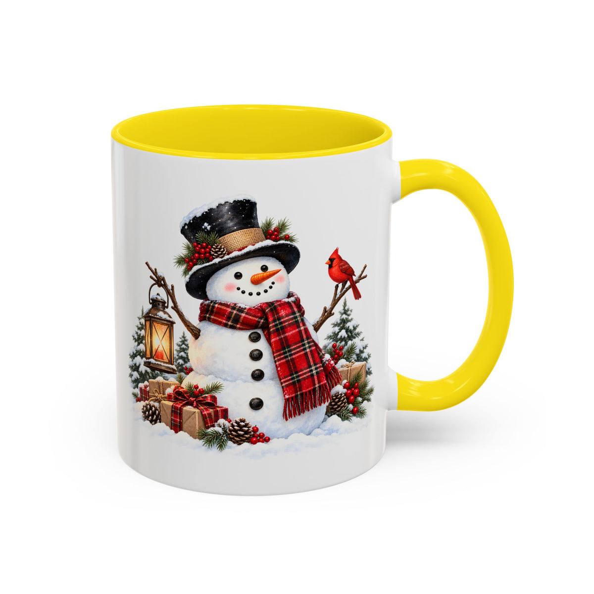 Snowman Christmas Coffee Mug – Festive Holiday Accent Mug (11 oz)