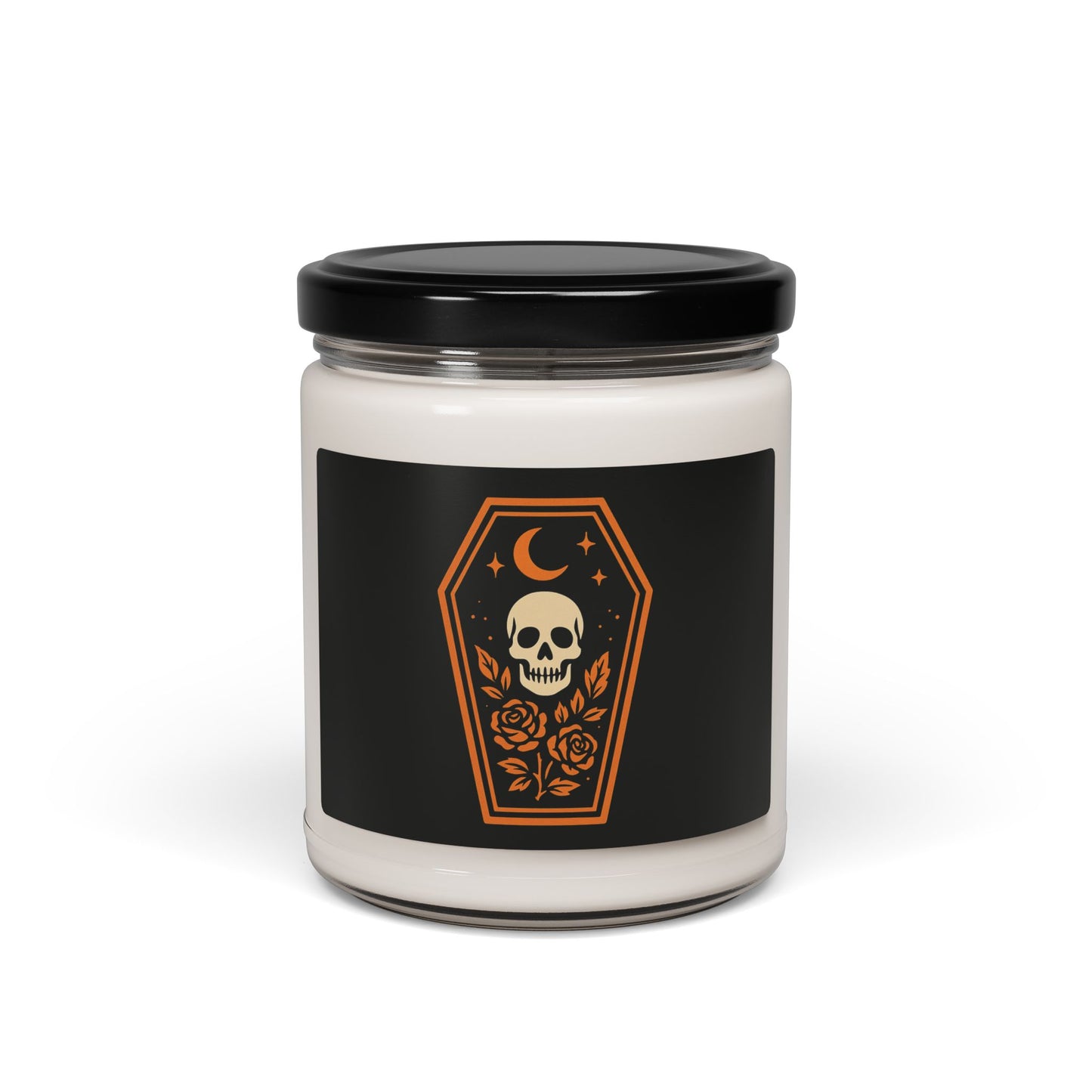 Gothic Skull Scented Soy Candle | Spooky Home Decor | Halloween Gift