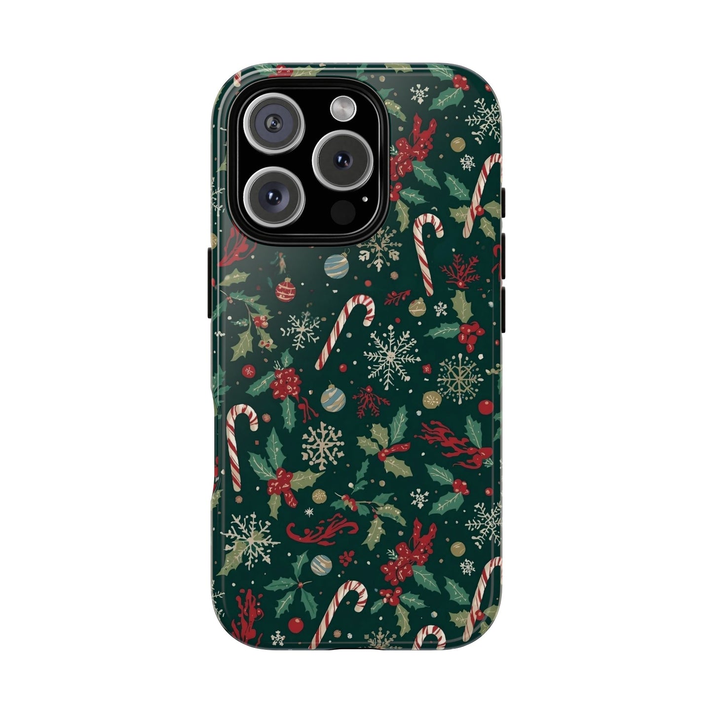 Christmas Phone Case, Festive Phone Case with Holiday Patterns for Iphone 17, 16, 15, 14, 13, 12, 11 & Samsung