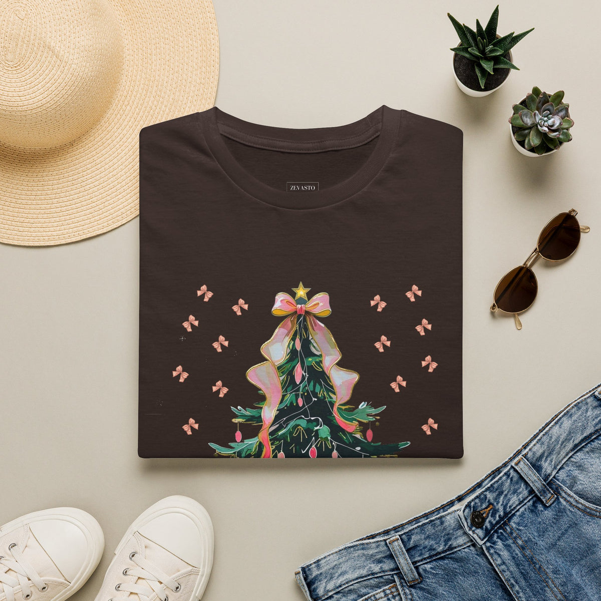 Christmas Tree Unisex Softstyle T-Shirt | Holiday Outfit, Festive Apparel