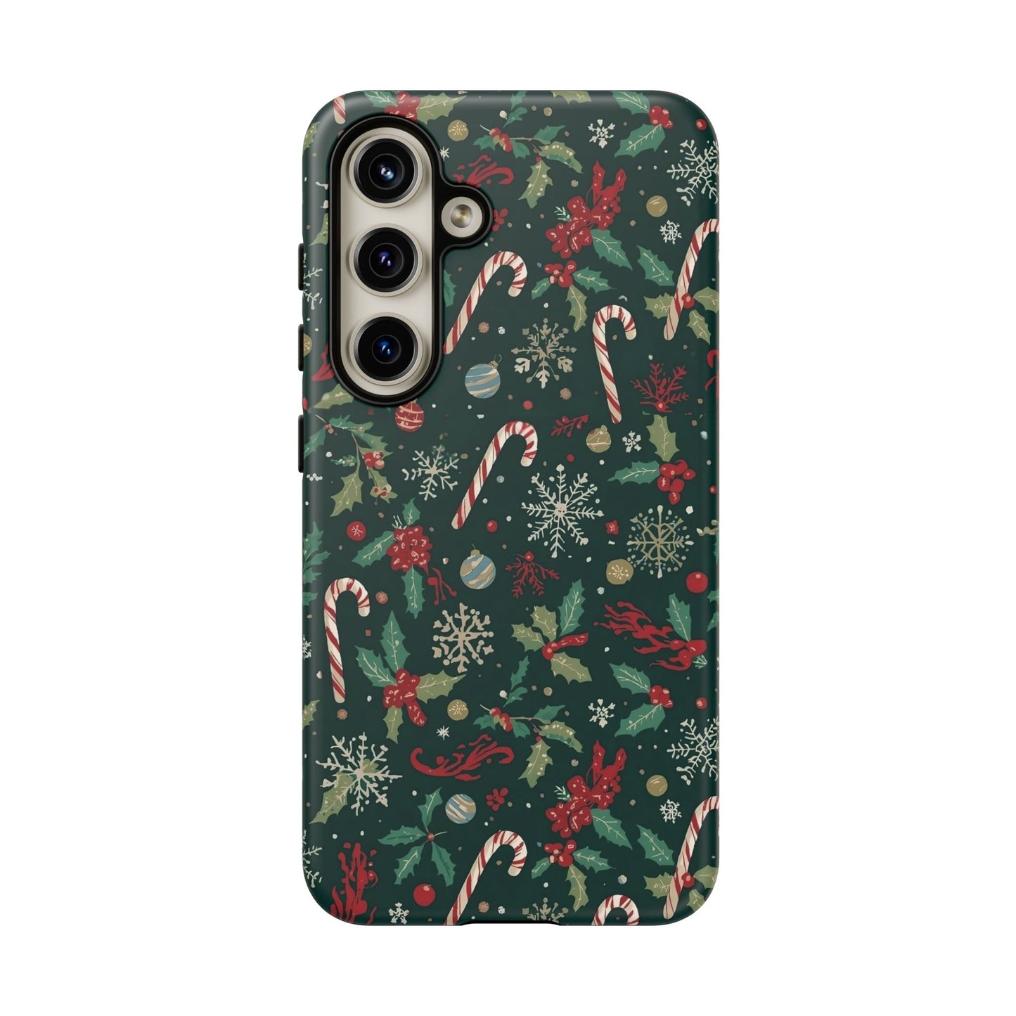 Christmas Phone Case, Festive Phone Case with Holiday Patterns for Iphone 17, 16, 15, 14, 13, 12, 11 & Samsung