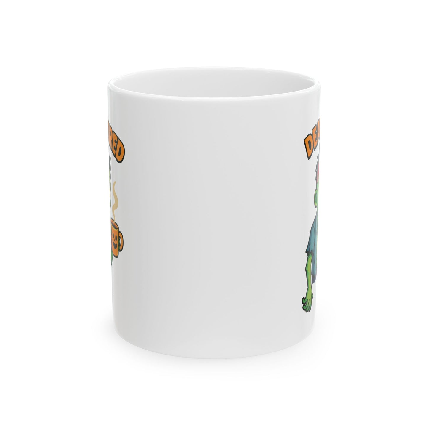 Funny Ceramic Mug, Zombie-Themed Halloween Decor