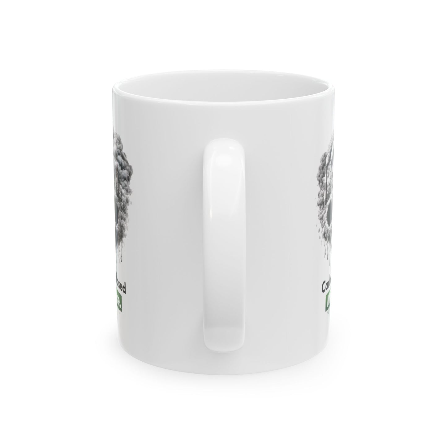Carbon-Based Mistake Mug – Dark Humor Eco Coffee Cup | Earth Day Gift (11oz)