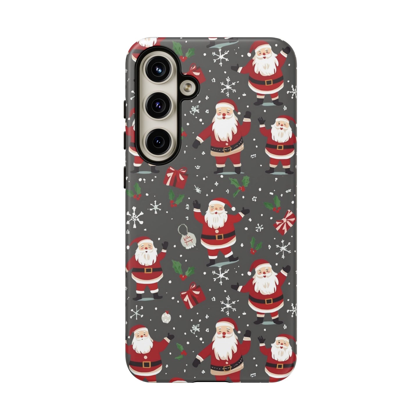 Christmas Phone Case, Festive Santa Phone Case for Iphone 17, 16, 15, 14, 13, 12, 11 & Samsung