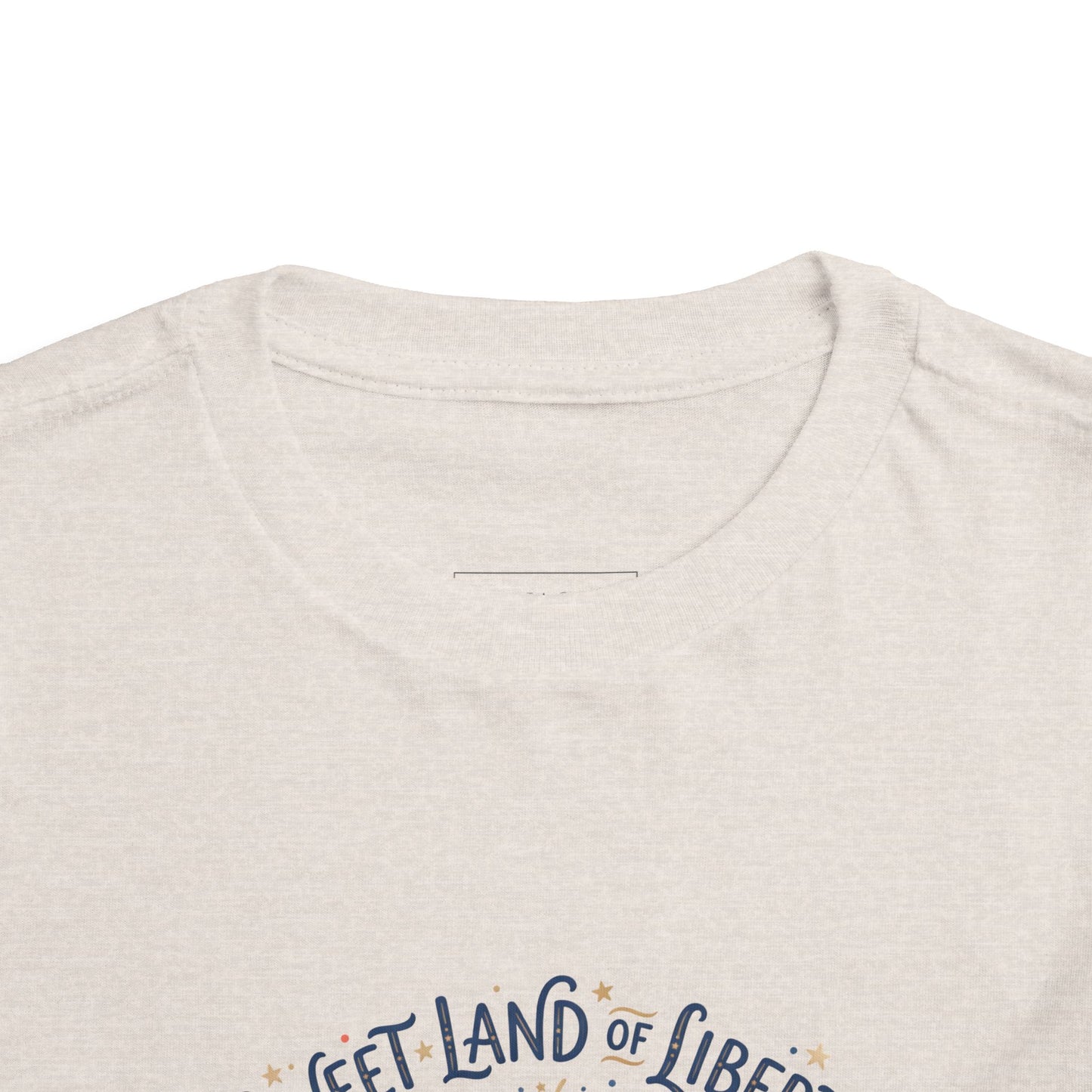 Toddler Tee — "Sweet Land of Liberty" 1776–2026 Patriotic Shirt for Kids, 4th of July Tee