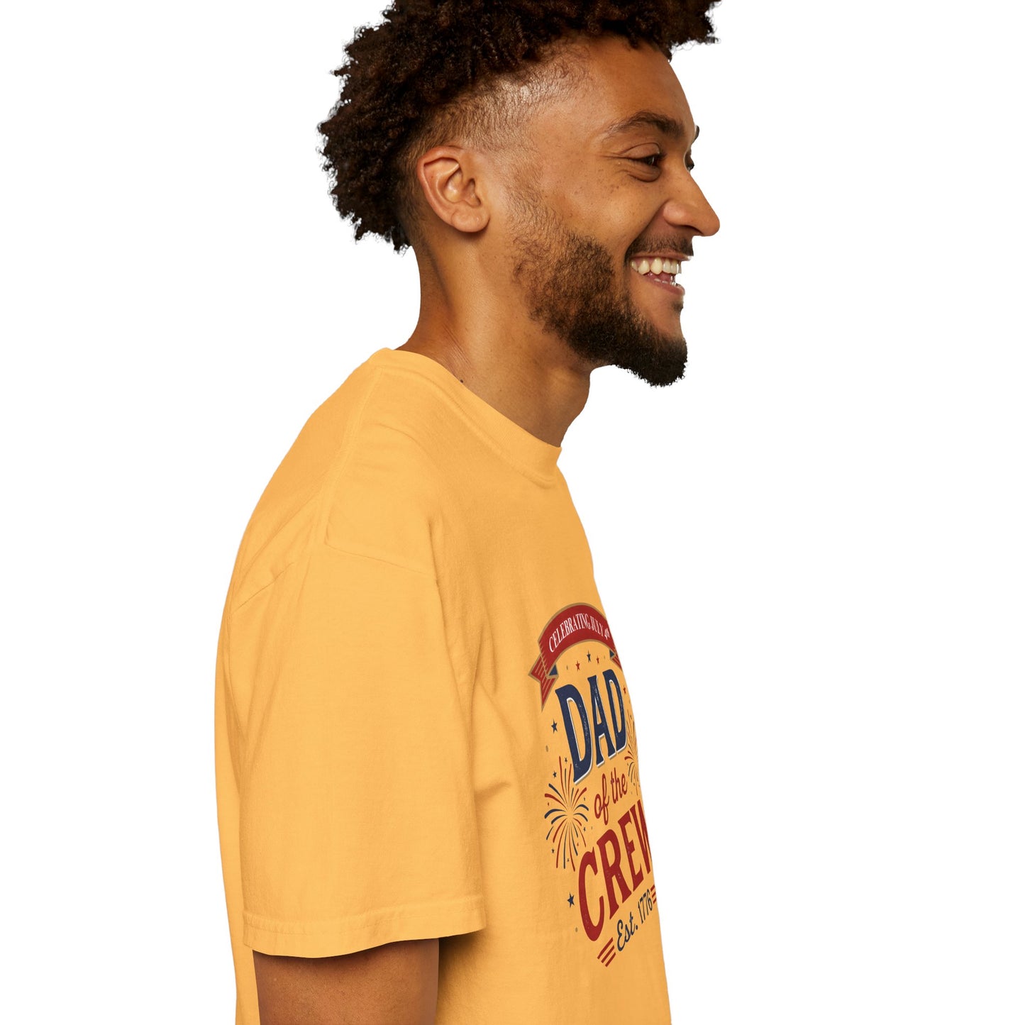 Dad of the Crew T-Shirt — Patriotic 4th of July Tee, Independence Day Shirt