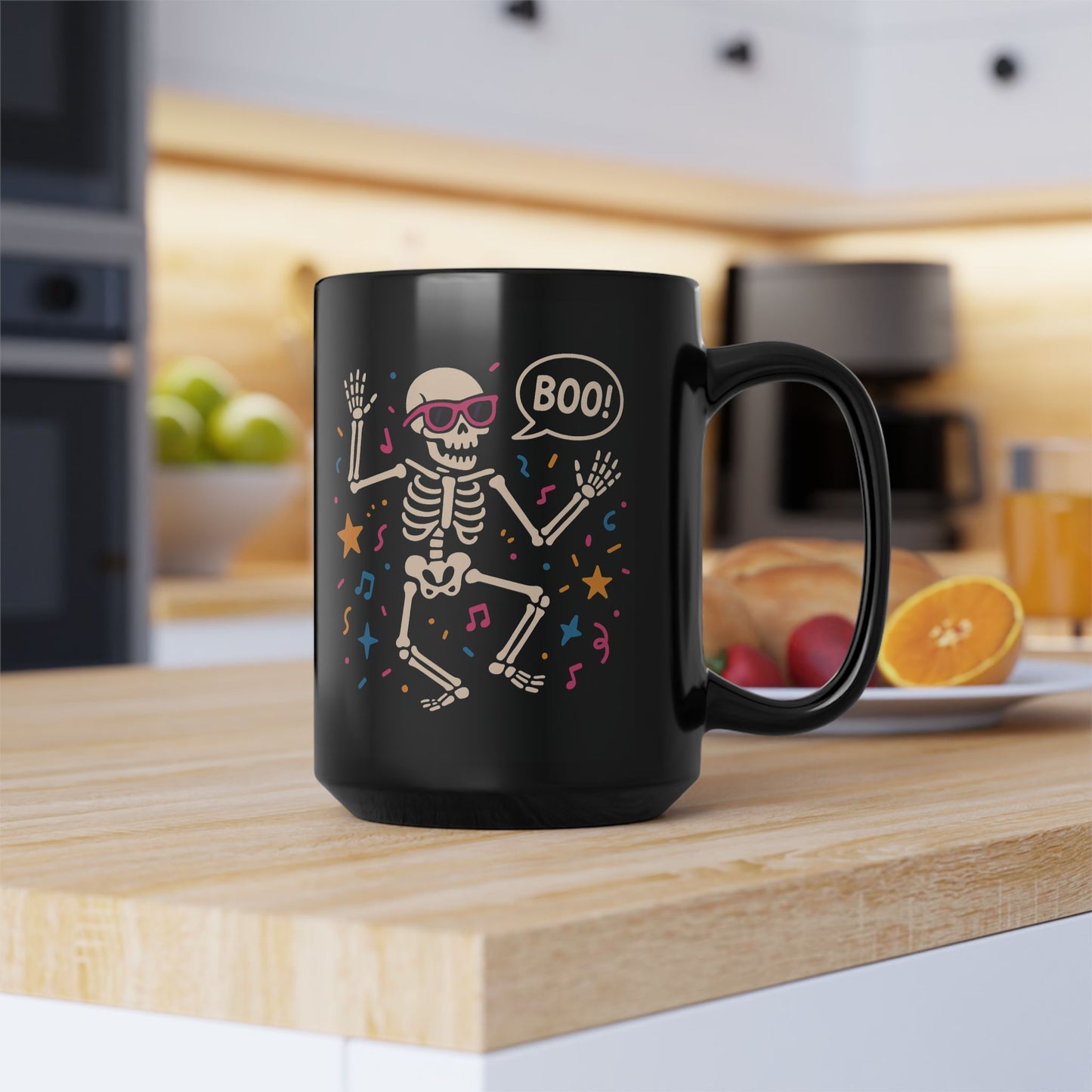 Halloween Skeleton Mug | Spooky Coffee Cup for Halloween Lovers