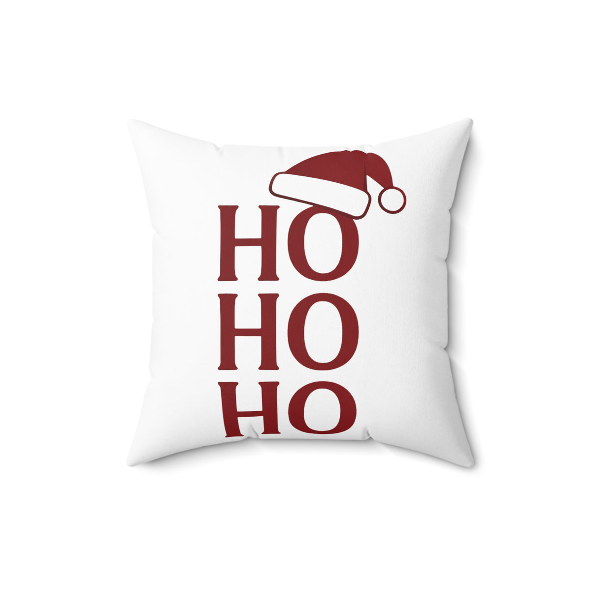 Ho Ho Ho Christmas Pillow — Festive Holiday Throw Pillow