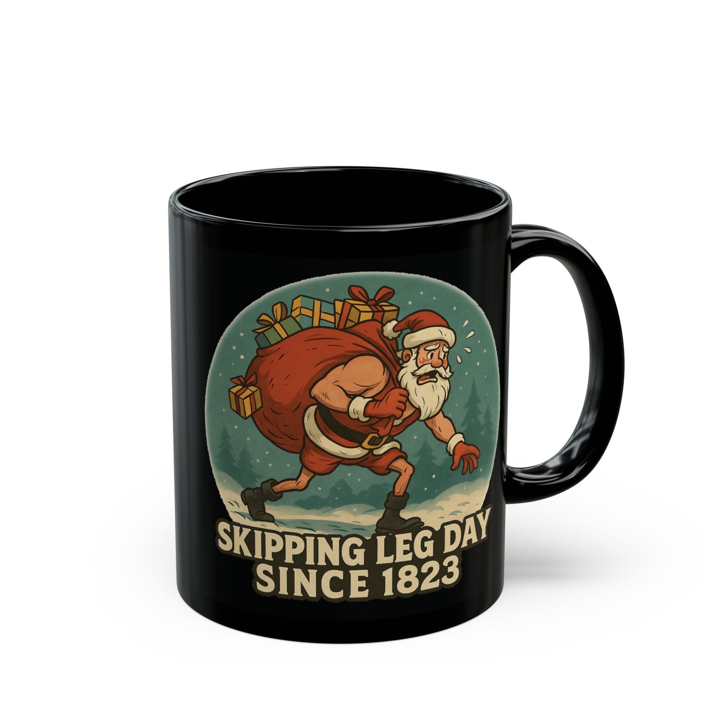 Festive Santa Mug - Perfect for Coffee Lovers, Holiday Gift, Winter Decor, Unique Christmas Present