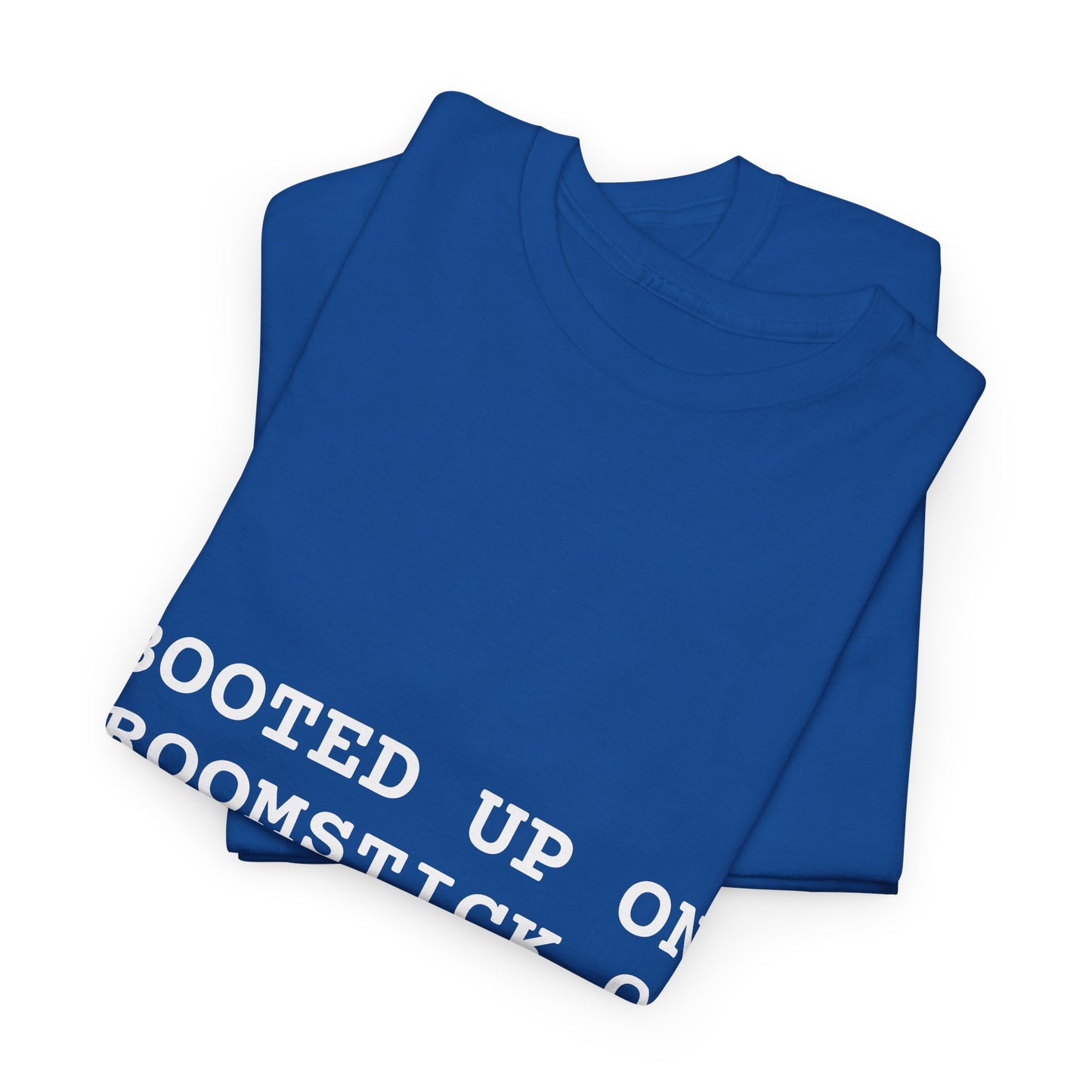 Broomstick OS Tee, Funny Graphic Tee for Tech Lovers, Unisex Cotton T-Shirt