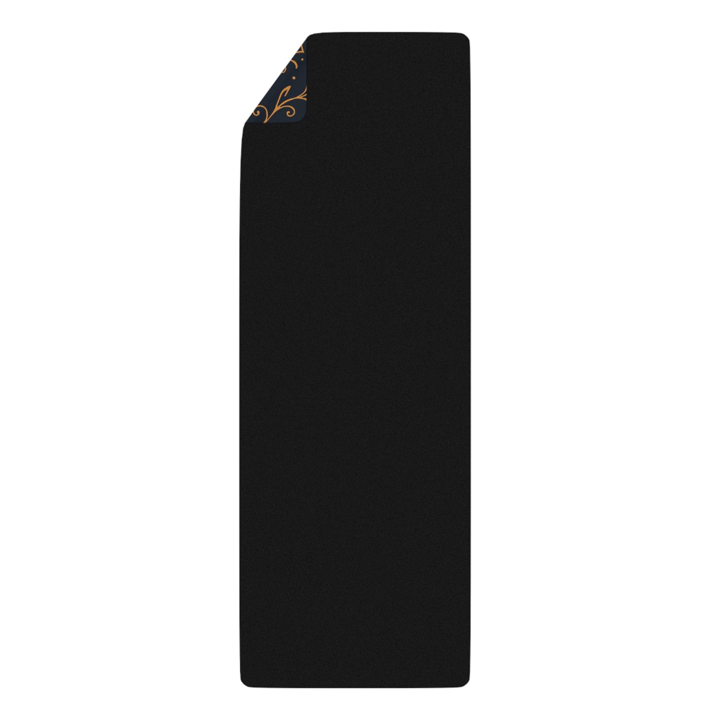Rubber Yoga Mat with Elegant Floral Design, Non-Slip Yoga Mat, Eco-Friendly Fitness Mat