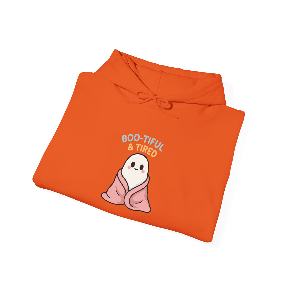 Boo-tiful Ghost Halloween Hoodie, Cute-Cozy Fall Vibes