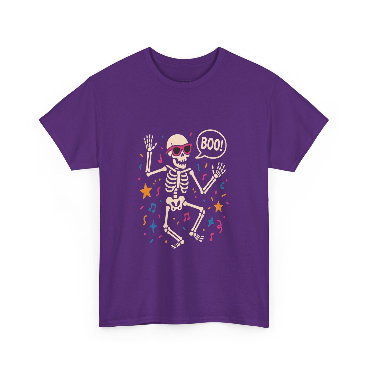 Halloween Skeleton Tee, Unisex Graphic Tee, Spooky Fun Shirt