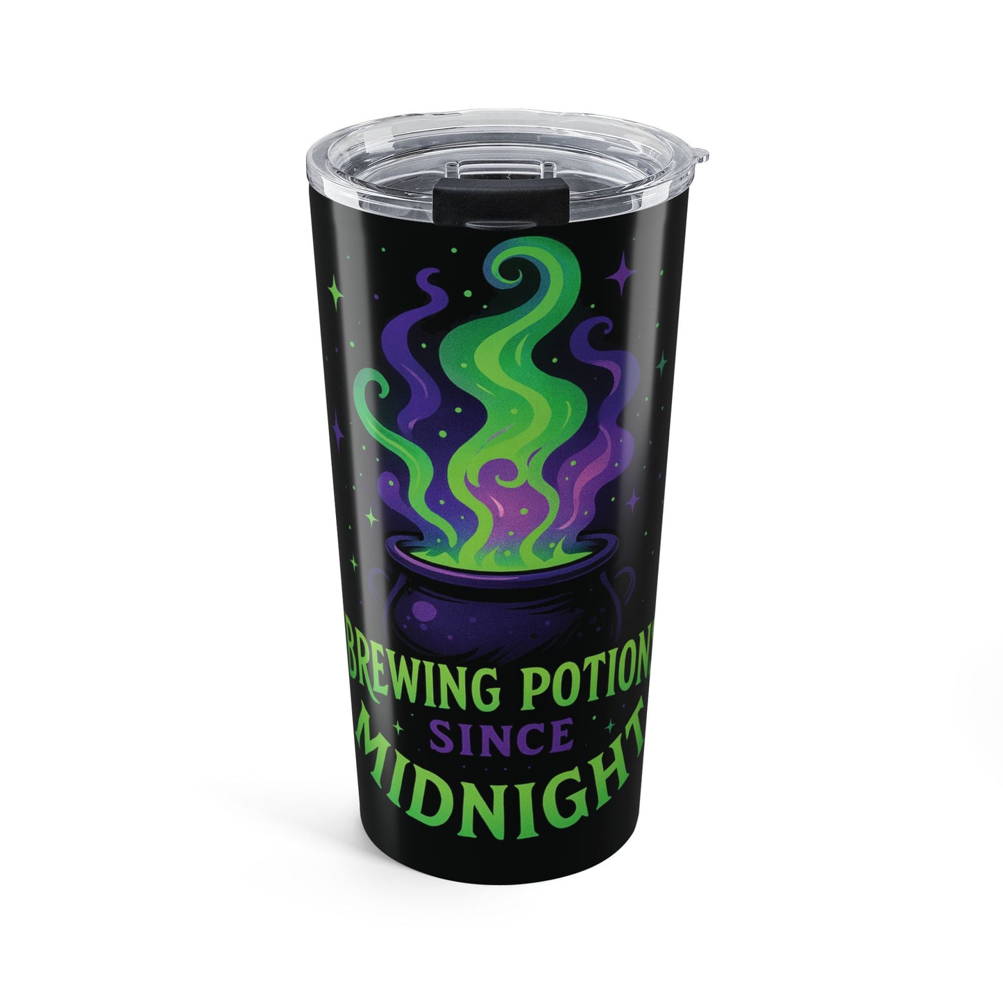 Brewing Potions Since Midnight, Halloween-Themed Tumbler
