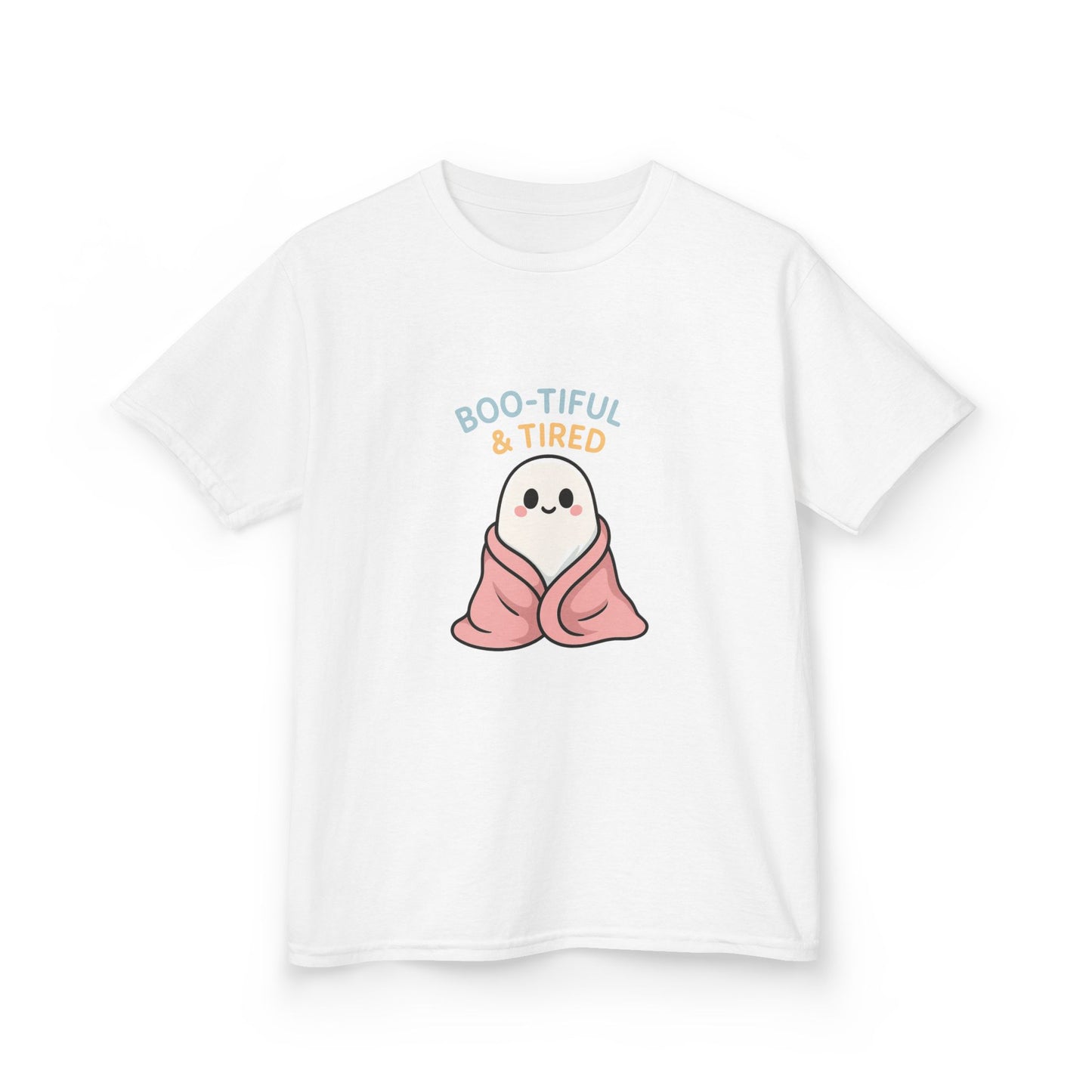 Boo-Tiful & Tired Kids T-Shirt, Halloween Style